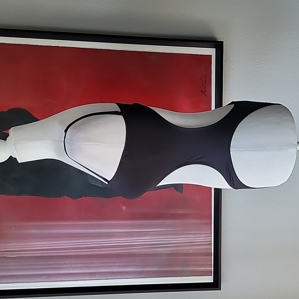 SKIMS Black Cutout One-Piece Swimsuit - Picture 8 of 11